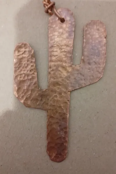 Large Cactus Keyring