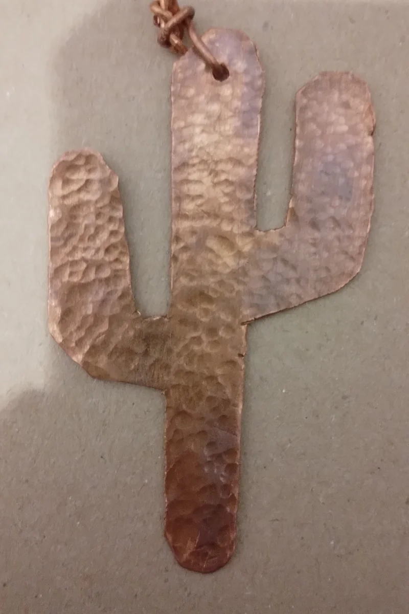 Large Cactus Keyring
