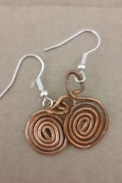 Simple Spiral Earrings