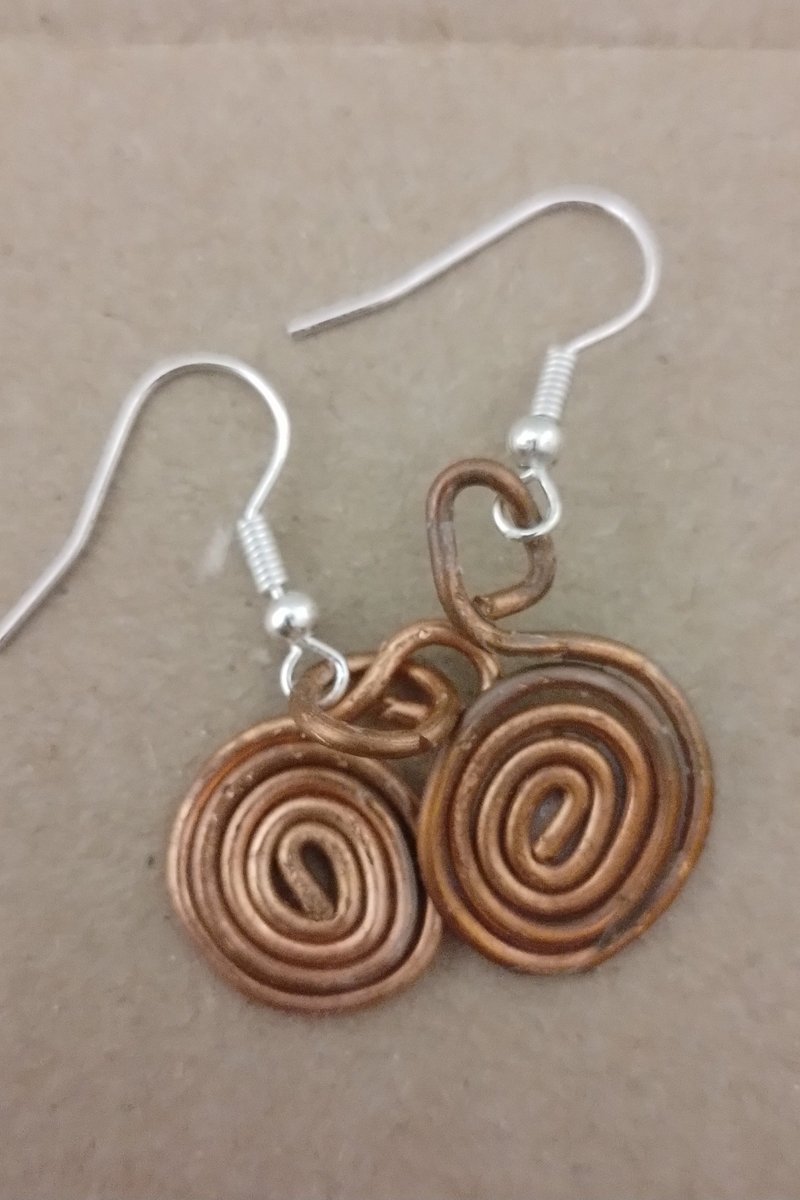 Simple Spiral Earrings